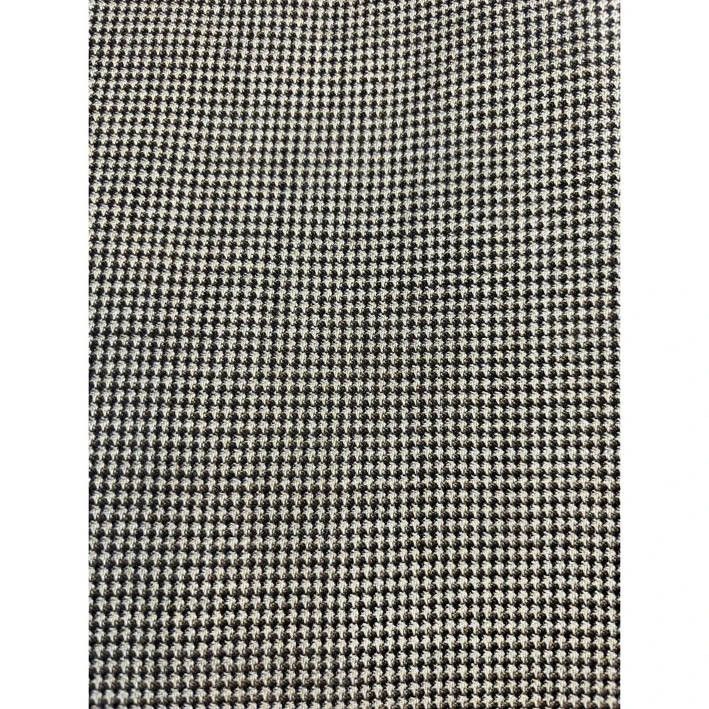 Andrew Fezza Blazer Mens 48L‎ Tan Wool Houndstooth Sport Coat Jacket Old Money